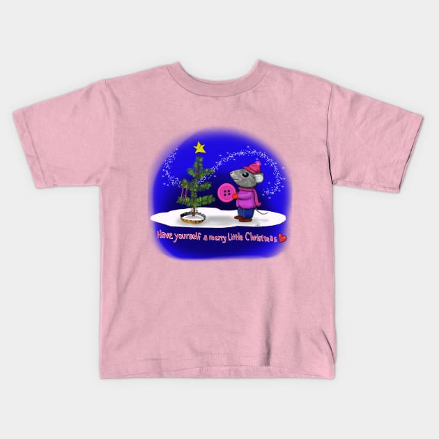 Little christmas Kids T-Shirt by wolfmanjaq